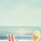 HomeRoots 18" Beach Chairs on the Sand Giclee Canvas Wall Art