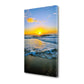 HomeRoots 18" Beautiful and Vibrant Sunset at the Beach Giclee Wrap Canvas Wall Art