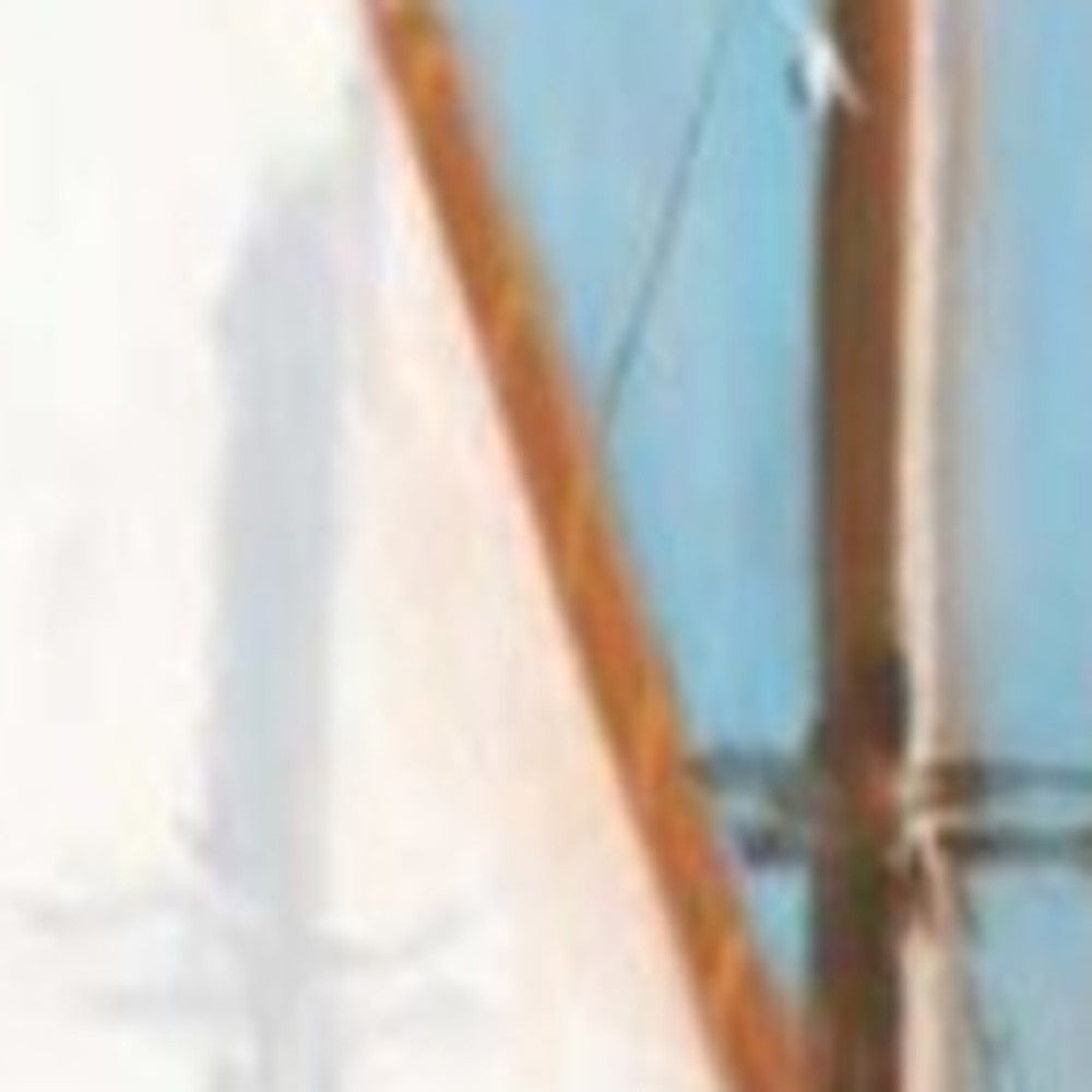 HomeRoots 18" Fun and Vibrant Sailboats Giclee Wrap Canvas Wall Art