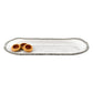 HomeRoots 18" Mouth Blown Oval Edge Silver Platter