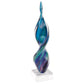 HomeRoots 18 MultiColor Art Glass Corkscrew Centerpiece