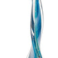 HomeRoots 18 MultiColor Art Glass Corkscrew Centerpiece