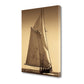 HomeRoots 18" Sailing the Seas Sepia Tone Giclee Wrap Canvas Wall Art