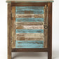 HomeRoots 18" Standard Accent Cabinet in Brown Finish