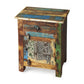 HomeRoots 18" Standard Accent Chest With One Drawer in Brown Finish