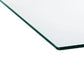 HomeRoots 18" Steel and Glass Coffee Table in Chrome Finish