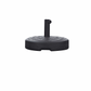 HomeRoots 18 X 18 X 5 Black Water Injection Umbrella Base