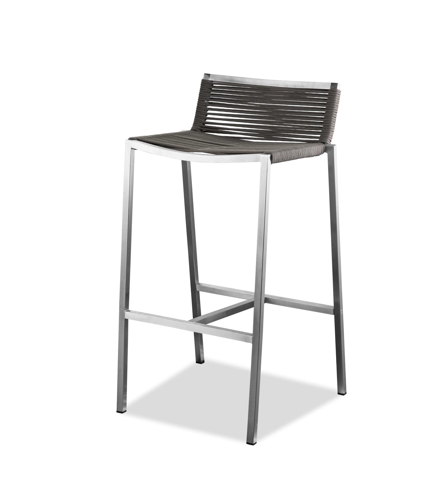 HomeRoots 18 x 16 x 33 Stainless Steel Bar Stool