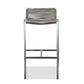 HomeRoots 18 x 16 x 33 Stainless Steel Bar Stool