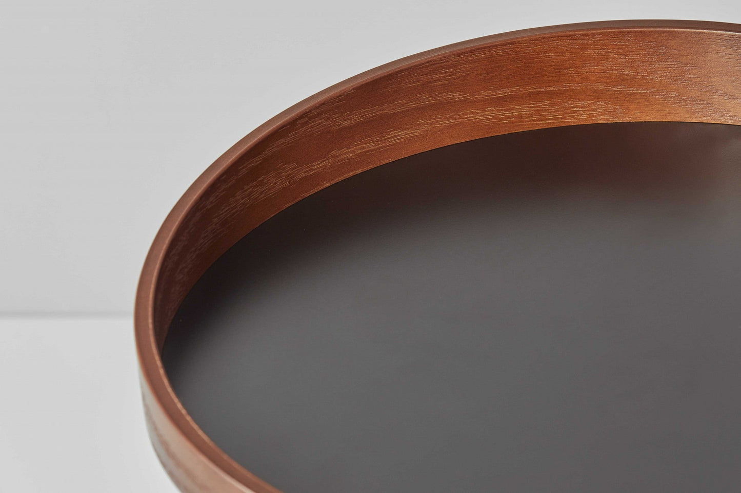 HomeRoots 18" x 18" x 20-21.5" End Table in Black Finish