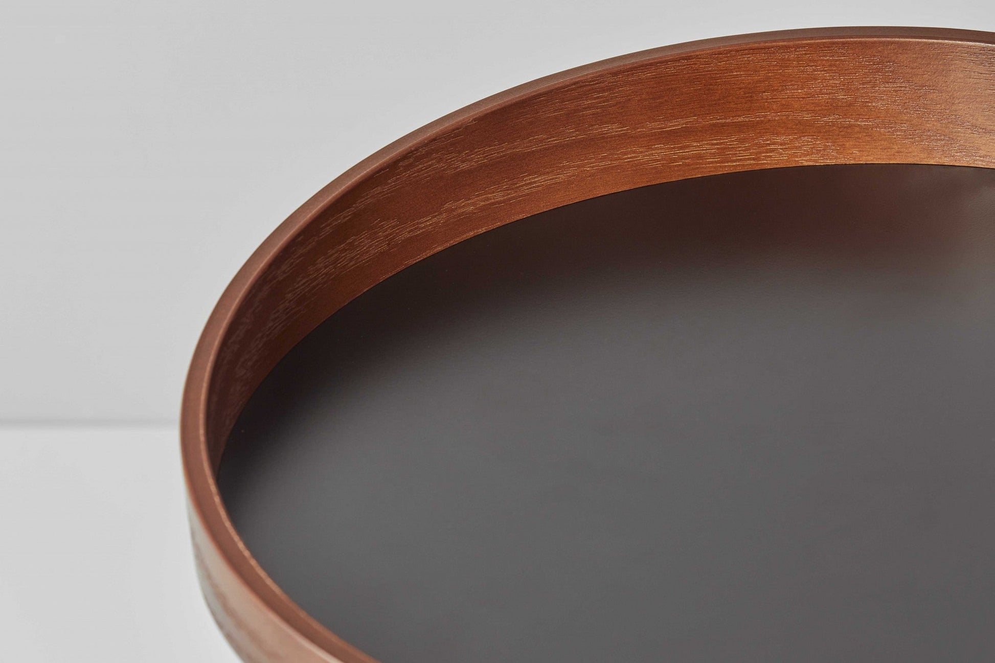 HomeRoots 18" x 18" x 20-21.5" End Table in Black Finish