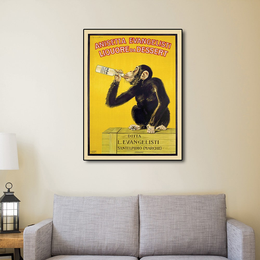 HomeRoots 18" x 24" Anisetta Evangelisti Italian Liquor Wall Art Print