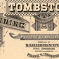 HomeRoots 18" x 24" Map of Tombstone Mining District Vintage Travel Poster Wall Art