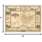 HomeRoots 18" x 24" Map of Tombstone Mining District Vintage Travel Poster Wall Art