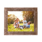 HomeRoots 18" x 24" Rustic Farmhouse Espresso Wood Frame