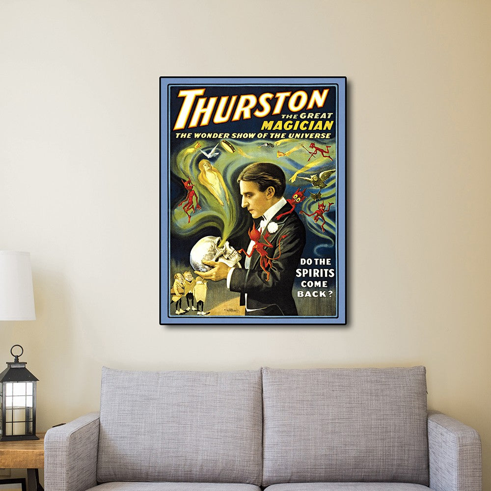 HomeRoots 18" x 24" Thurston Spirits Vintage Magic Poster Wall Art