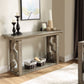 HomeRoots 18" x 52" x 30" Salvaged Natural Wood Sofa Table