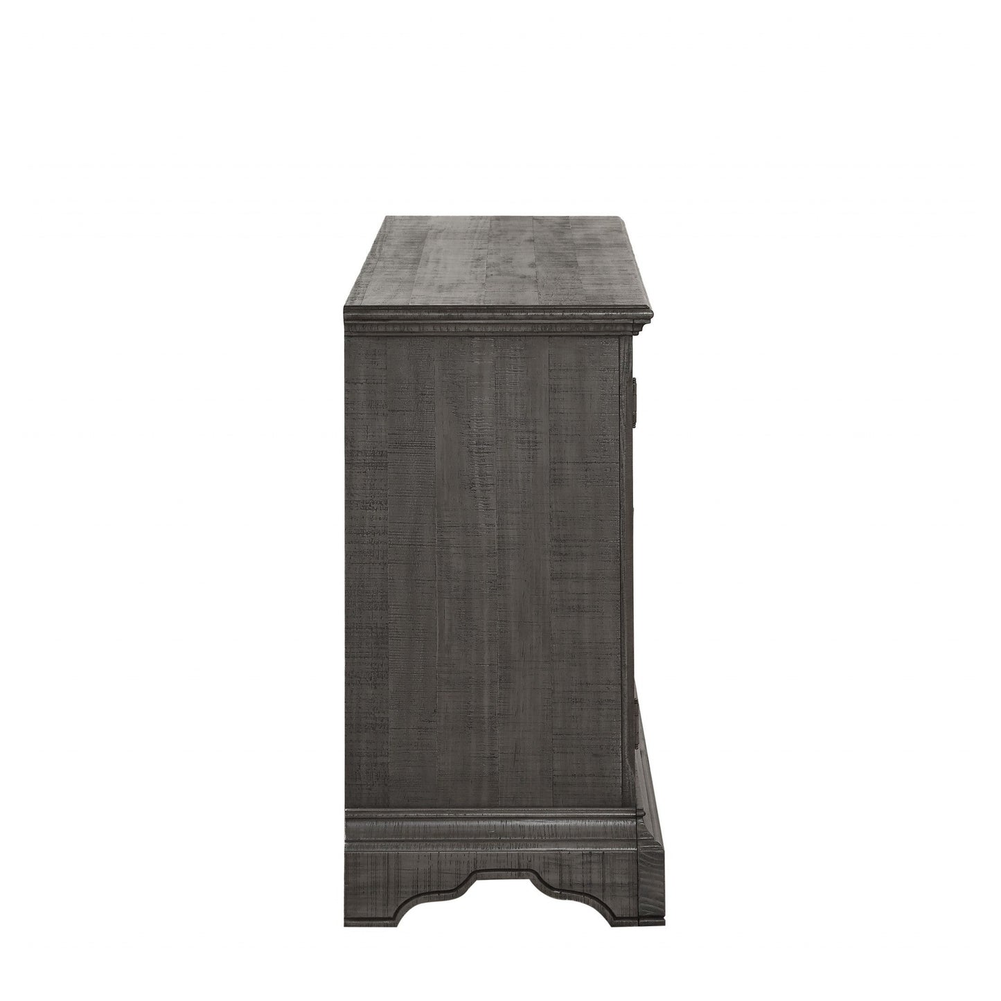 HomeRoots 18" x 66" x 36" Wood Server With Salvaged Natural Finish