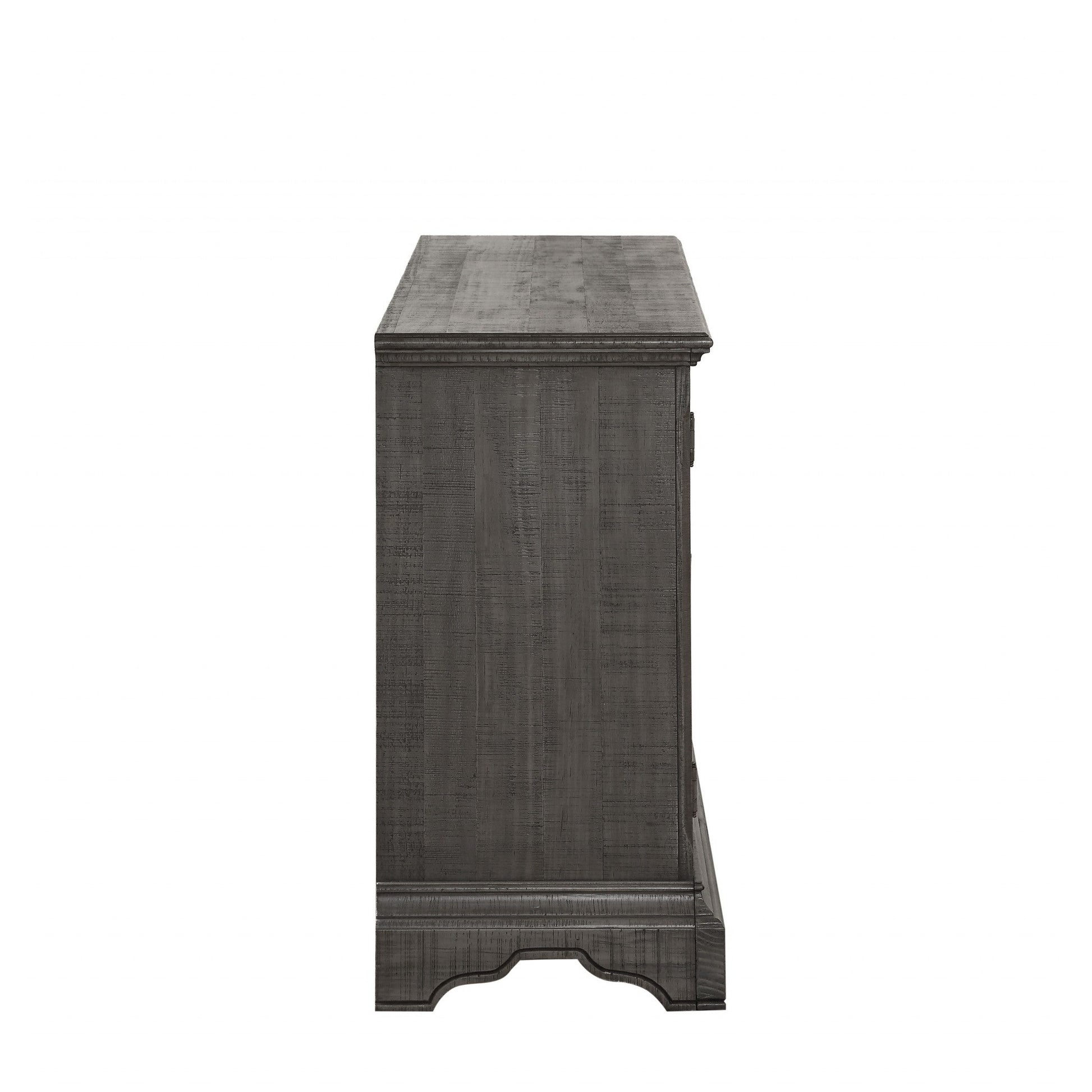 HomeRoots 18" x 66" x 36" Wood Server With Salvaged Natural Finish