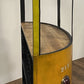 HomeRoots 18" x 70.5" x 49.5" London Tram Bar With Yellow And Orange Finish