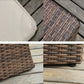 HomeRoots 180.96" x 33.54" x 34.71" Brown Outdoor Sectional Set With Cushions in Set of Eight