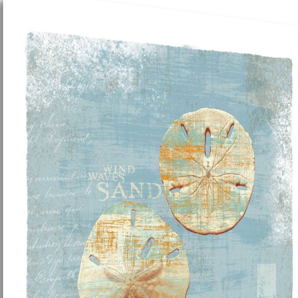 HomeRoots 19" Nautical Motif with Wordings Giclee Wrap Canvas Wall Art