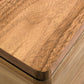 HomeRoots 19" Veneer and Glass End Table in Walnut Finish