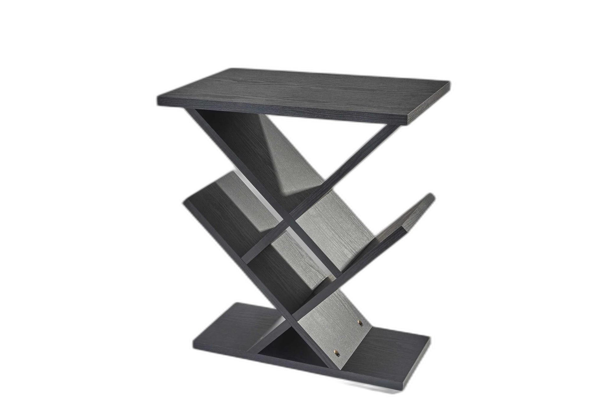 HomeRoots 19" x 12" x 21.5" Accent Table in Black Finish