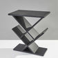 HomeRoots 19" x 12" x 21.5" Accent Table in Black Finish