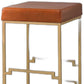 HomeRoots 19' x 19' x 31' Light Brown Polyurethane Bar Stool 1-Piece