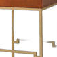 HomeRoots 19' x 19' x 31' Light Brown Polyurethane Bar Stool 1-Piece