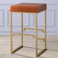 HomeRoots 19' x 19' x 31' Light Brown Polyurethane Bar Stool 1-Piece
