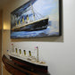 HomeRoots 1912 RMS Titanic 3D Ship Painting