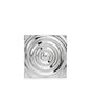 HomeRoots 1.5' x 12' x 12' Buffed Small Rippled Wall Tile