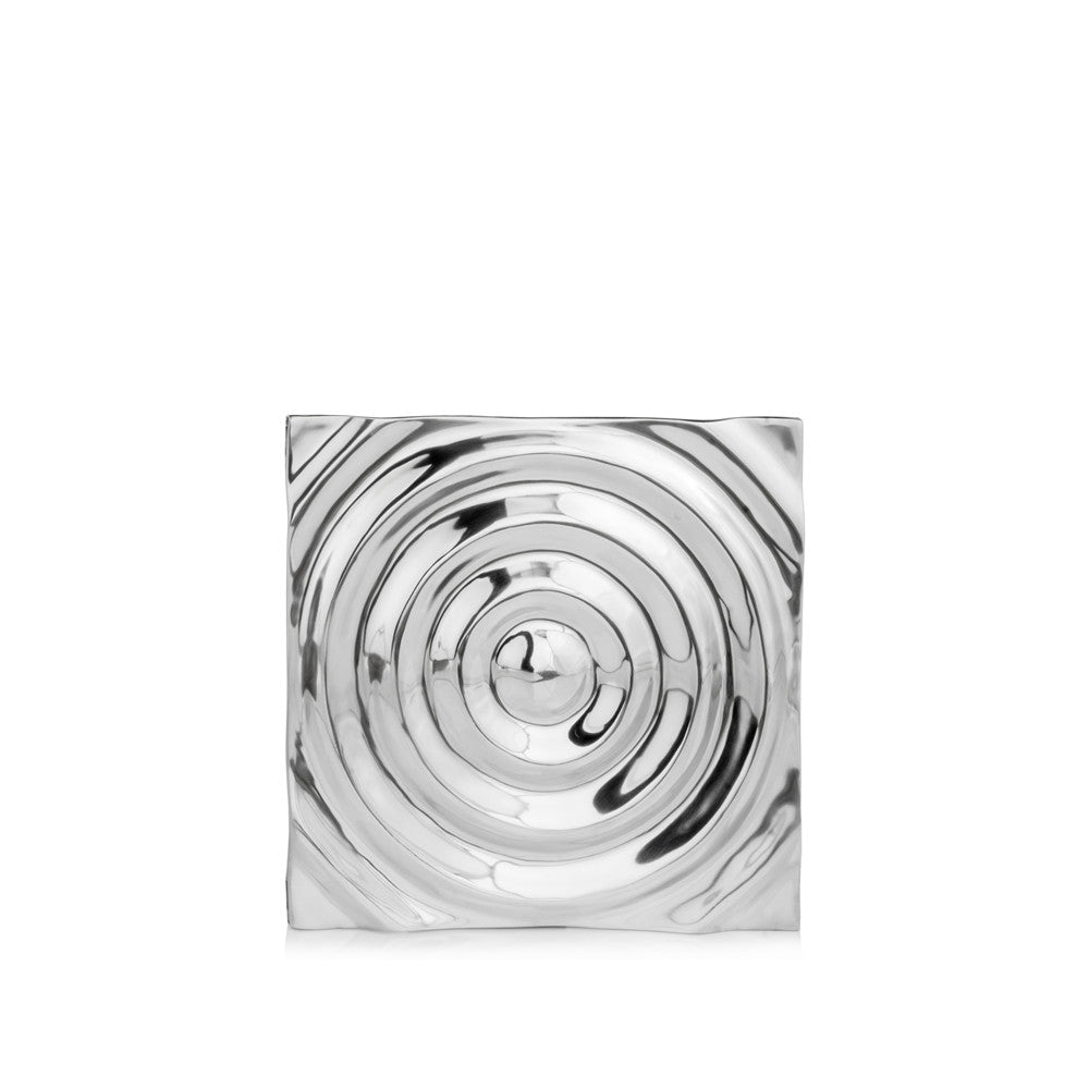 HomeRoots 1.5' x 12' x 12' Buffed Small Rippled Wall Tile