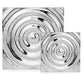HomeRoots 1.5' x 19.5' x 19.5' Buffed Large Rippled Wall Tile