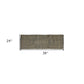 HomeRoots 2' X 3' Black Distressed Tribal Scatter Rug