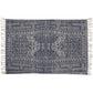 HomeRoots 2' x 3' Blue and Ivory Batik Scatter Rug