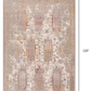 HomeRoots 2' x 10' Beige Faded Tribal Motifs Runner Rug