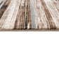 HomeRoots 2' x 10' Beige Rustic Strokes Runner Rug