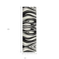 HomeRoots 2' x 10' Black and Gray Abstract Marble Runner Rug