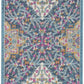 HomeRoots 2' x 10' Blue and Pink Medallion Runner Rug