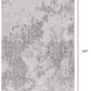 HomeRoots 2' x 10' Cream and Gray Faded Filigree Runner Rug