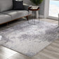 HomeRoots 2' x 10' Cream and Gray Faded Filigree Runner Rug