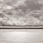 HomeRoots 2' x 10' Gray Decorative Patches Runner Rug
