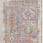 HomeRoots 2' x 10' Gray Distressed Ornamental Runner Rug