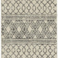 HomeRoots 2’ x 10’ Ivory and Gray Geometric Runner Rug