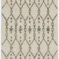 HomeRoots 2' x 10' Ivory and Gray Geometric Runner Rug