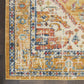 HomeRoots 2' x 10' Ivory and Yellow Center Medallion Runner Rug