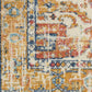 HomeRoots 2' x 10' Ivory and Yellow Center Medallion Runner Rug